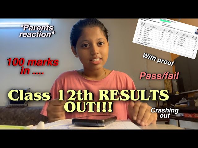 😱My Class 12th Board Results REACTION!