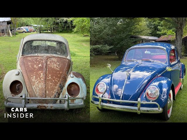 How A Rusted 1960s Volkswagen Beetle is Restored | Cars Insider