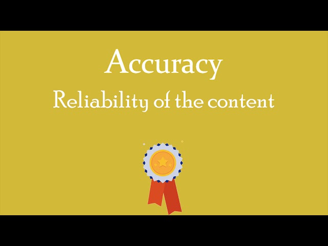 Evaluation of information sources