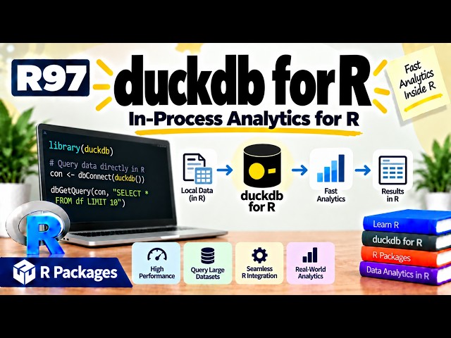 R97 | duckdb for R — In-Process Analytics for R | R Packages | Uplatz
