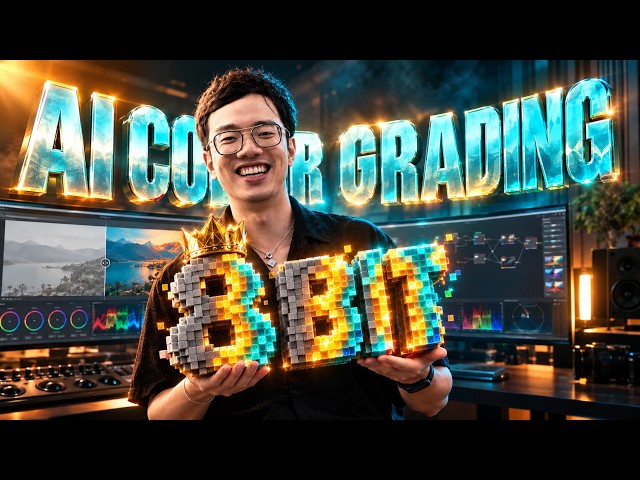 1-Click AI Color Grading Fix For Any 8-Bit Footage