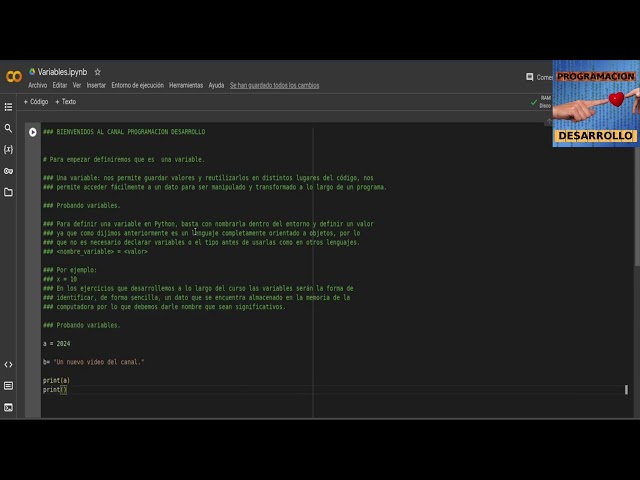 Python Curso Basico | Variables | #python #pythontutorial #desarrolloweb