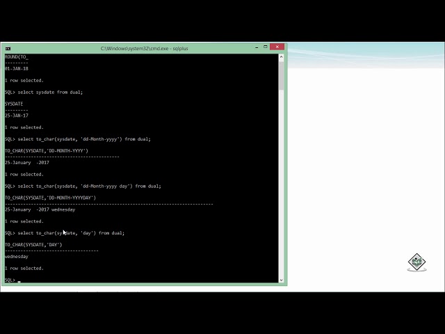 Oracle - SQL - Conversion Functions