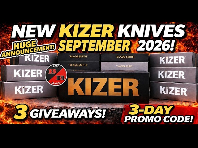 18 NEW KIZER KNIVES WITH PROMO CODE & DIVO MASH COLLABS!