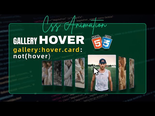 CSS Div Image Hover | HTML, CSS image card hover effect