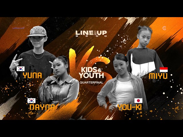 8 -4 YUNA(KR) DAYNA(KR) VS MIYU(ID) YOU-KI(JP) KIDS & YOUTH QUARTERFINALㅣ2026 LINE UP XI🇰🇷