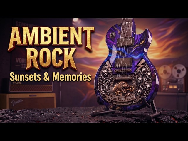 Ambient Rock Instrumental | Melodic Guitar for Foggy Sunsets & Memories