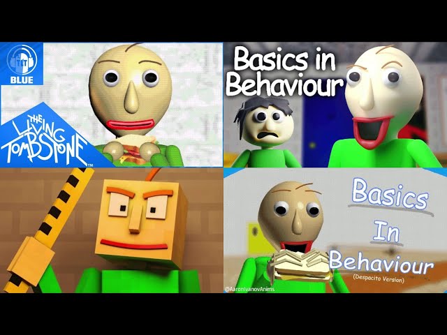 Baldi Basics in Behavior (Blue Version), but it's a mashup of 4 animations