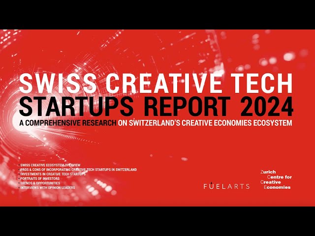 Swiss Creative Tech Startups Report 2024: Online Presentation