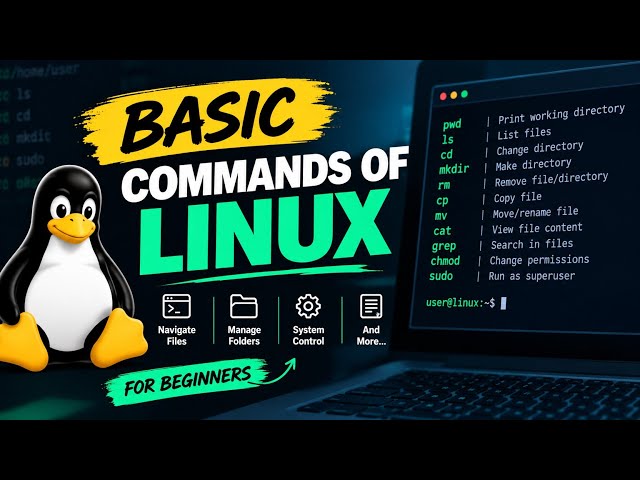 Linux Basic Commands for Beginners | Complete Terminal Guide 2026