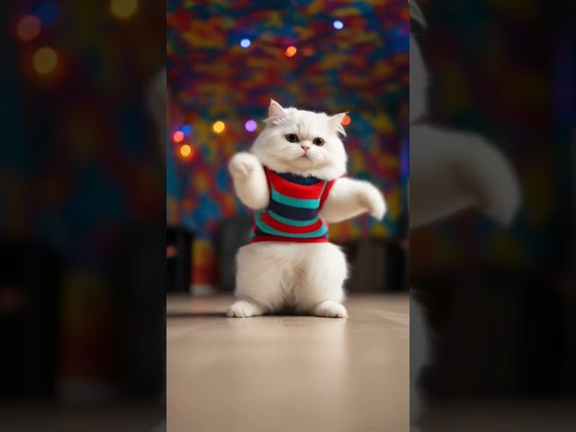 Cat dance #cat #catvideos #catshorts #DreamScreenAI