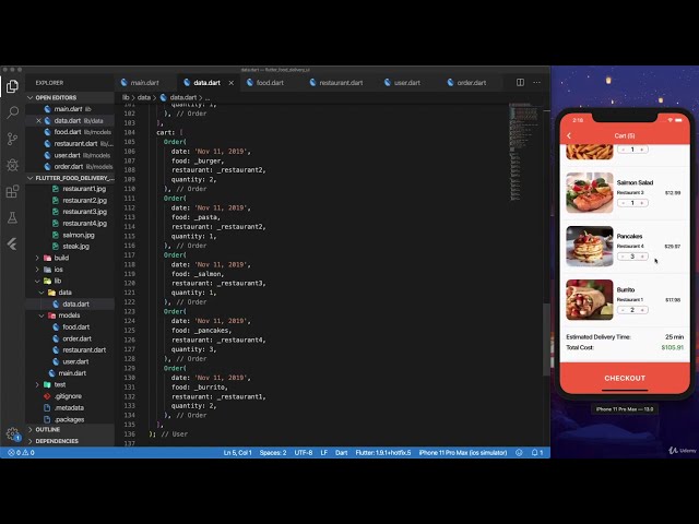 Data and Models - Food Delivery App