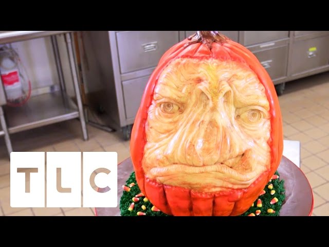 Scary Halloween Pumpkin Cake | Cake Boss