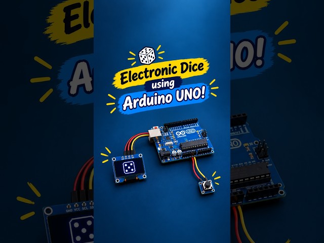🎲 Electronic Dice using Arduino UNO! #shorts
