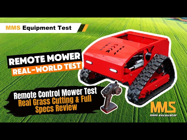 Remote Control Mower Test | Real Grass Cutting & Full Specs Review