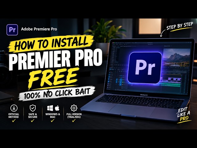 HOW TO INSTALL PREMIER PRO FREE