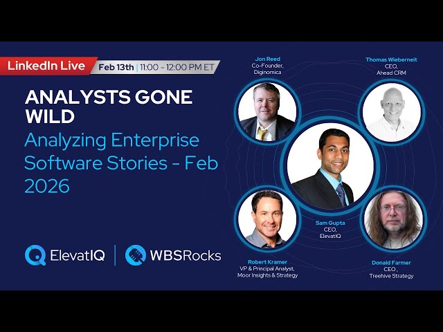 Analysts Gone Wild | Analyzing Enterprise Software Stories | Episode 47