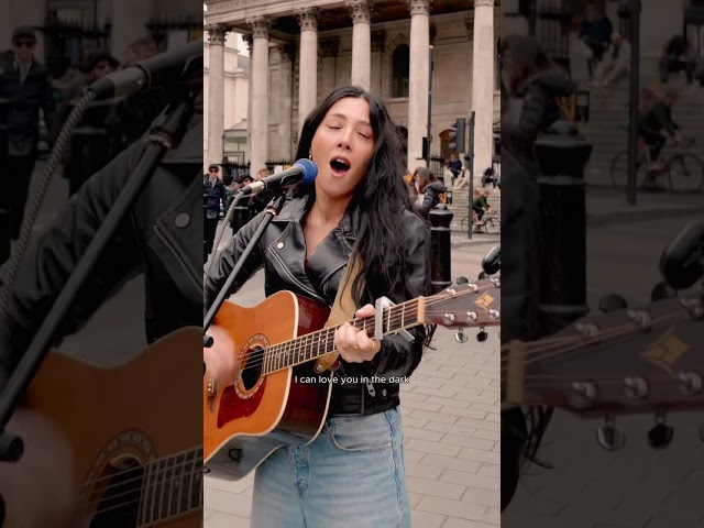 Love You In The Dark in Trafalgar Square… watch the crowd's faces 😢