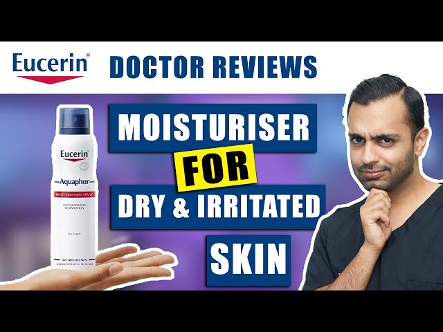 Eucerin Aquaphor Ointment Body Spray | Soothe Irritated, Dry Body Skin | Dr. Somji & Dr. Solomon