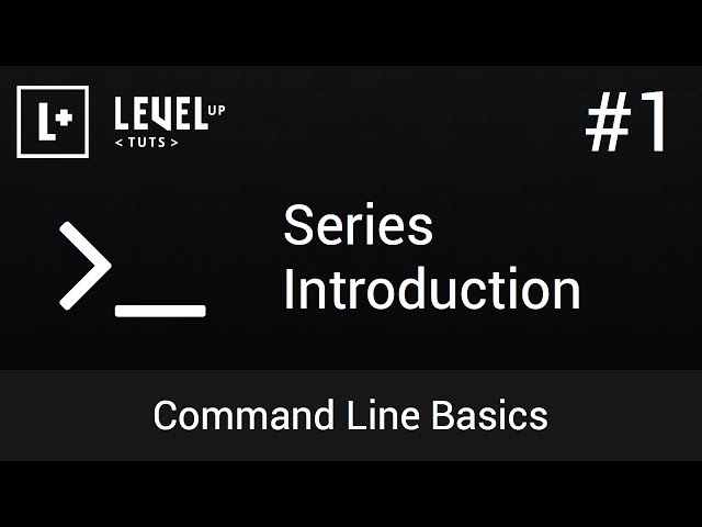 Command Line Basics #1 - Series Introduction
