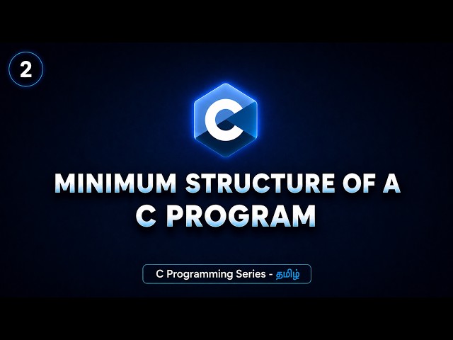 Structure of a C Program | C Programming Tutorial in Tamil | BuiltBy Error