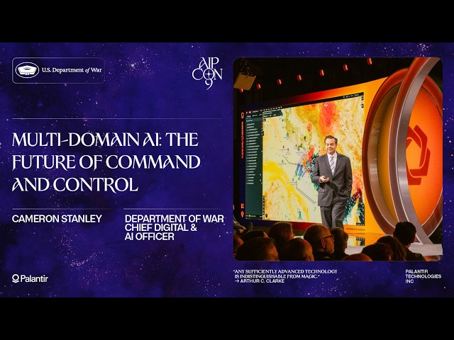 Multi-Domain AI: The Future of Command and Control | CDAO at AIPCon 9