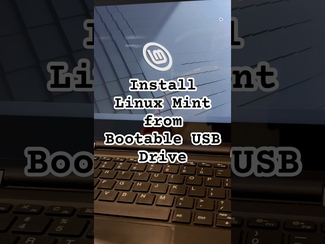 Install Linux Mint on a Lenovo Laptop Short