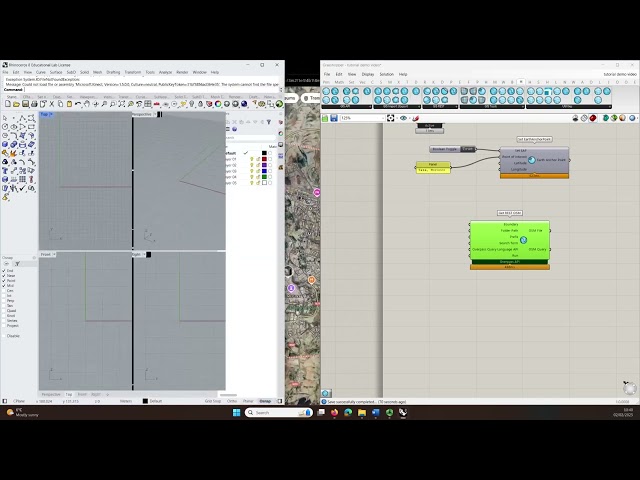 Import OSM and create a site model with grasshopper + heron | Part 1