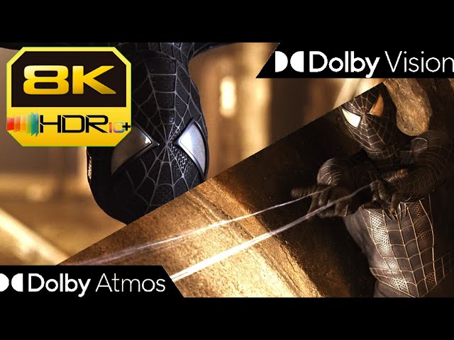 [8K HDR10+] Subway Fight - Spider-Man 3 | Dolby Vision • Dolby Atmos