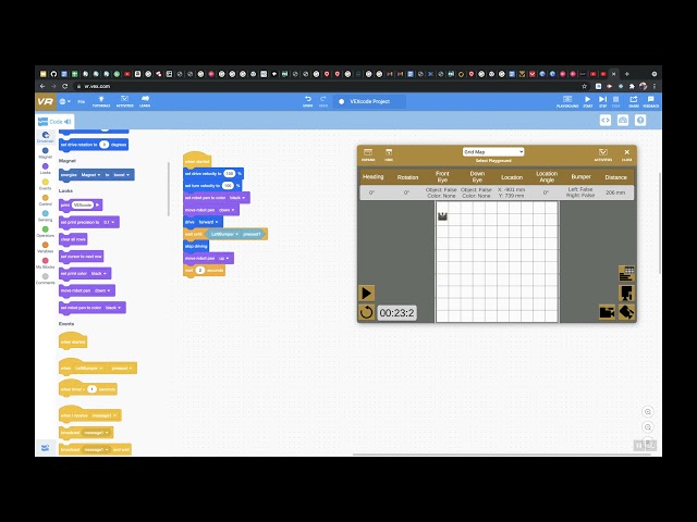 VEXcode VR - How To Use The "Robot Pen"