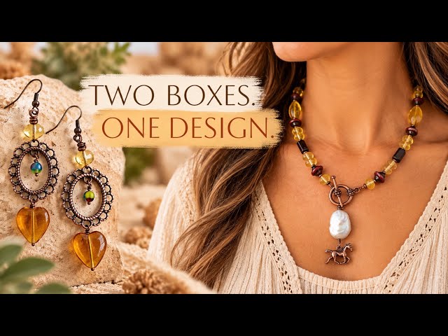 I Combined 2 Sam’s Bead Boxes! 😍 Unboxing and Mojave-Inspired Jewelry DIY Tutorial!