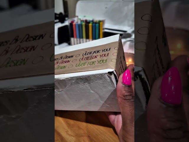 Water Activated Kraft Tape Cricut Hack ✨