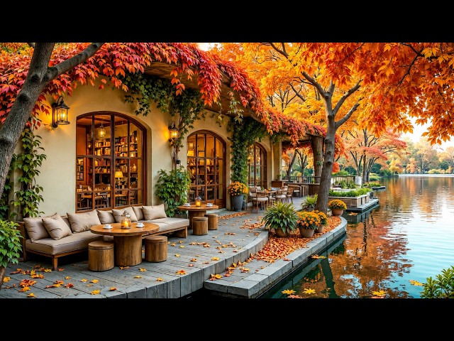 Autumn Cafe Jazz ☕ Outdoor Coffee Shop Ambience with Relaxing Jazz Music to Work, Study & Relax #10
