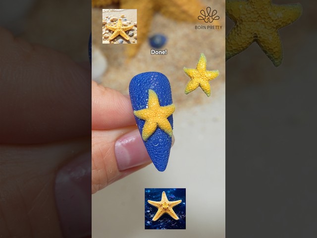 3D Starfish Nail Art | BORN PRETTY
