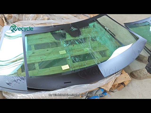 Windshield Recycling Machine | Pre-Compression + Wet Soaking Laminated Glass & PVB Separation