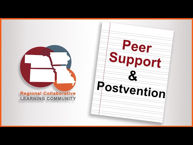 Peer Support and Postvention