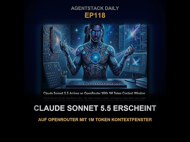 Folge 118: Claude Sonnet 5.5 erscheint auf OpenRouter mit 1M Token Kontextfenster | AgentStack Da...
