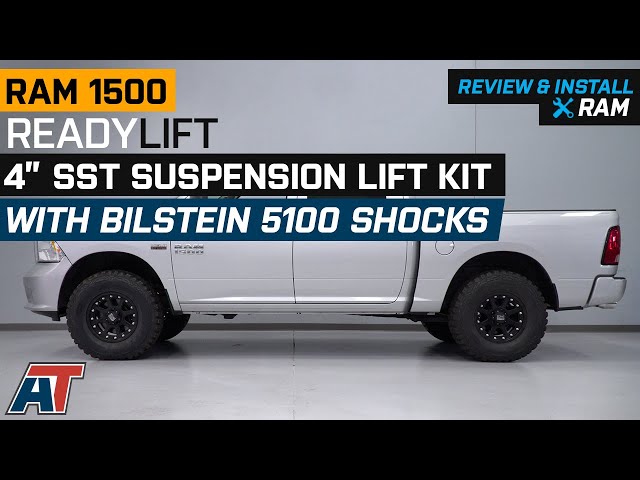 2009-2018 Ram 1500 ReadyLIFT 4"" SST Suspension Lift Kit w/ Bilstein 5100 Shocks Review & Install
