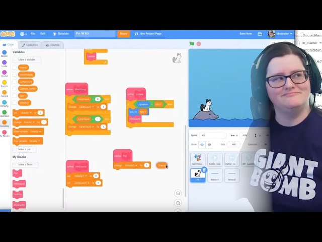 The semester is over! Time to make a game!! - Fin 'N' Kit Scratch Version - Casual Gamedev Stream