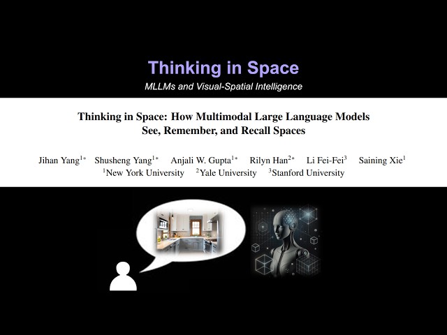 Thinking in Space: How Multimodal Large Language Models See, Remember, and Recall Spaces