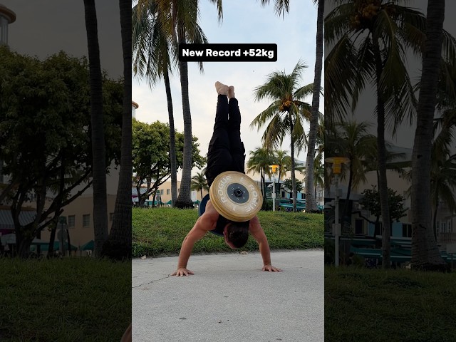 Weighted HSPU +52kg new Record | Week 4