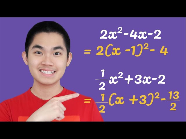 Complete the Square | Vertex Form of Quadratic Equations