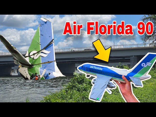 Famous USA Plane Crashes Recreated Exactly Where They Happened With Lego!
