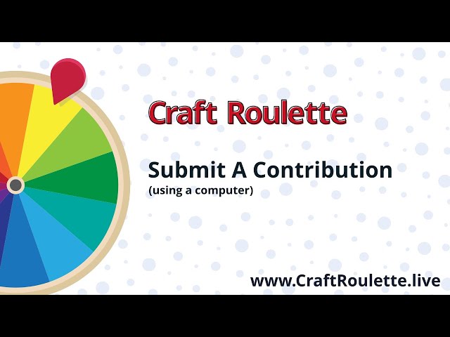 How To: Submit A Contribution (using a computer)