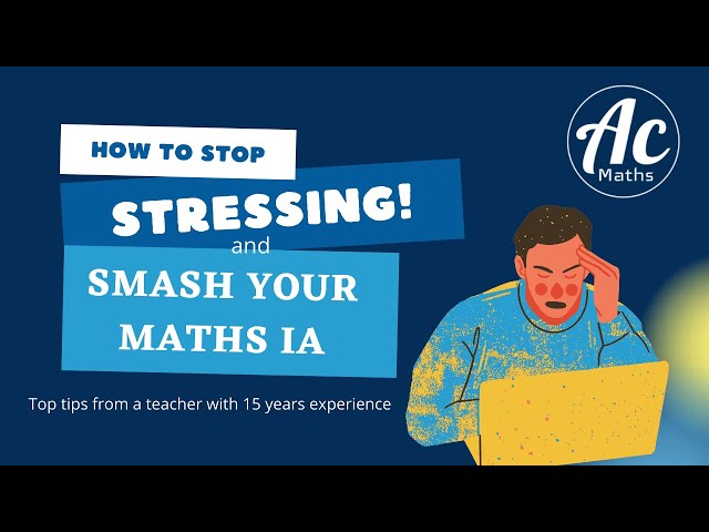 IB Maths IA Pt1 - Chosing your topic and general tips