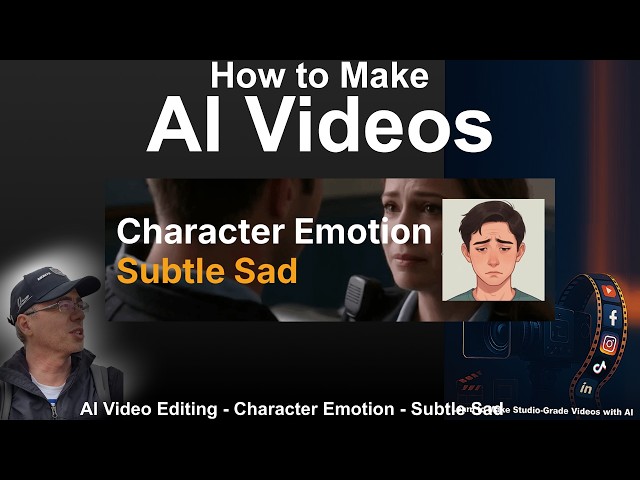 How to Make AI Videos - Character Emotions - Subtle Sad