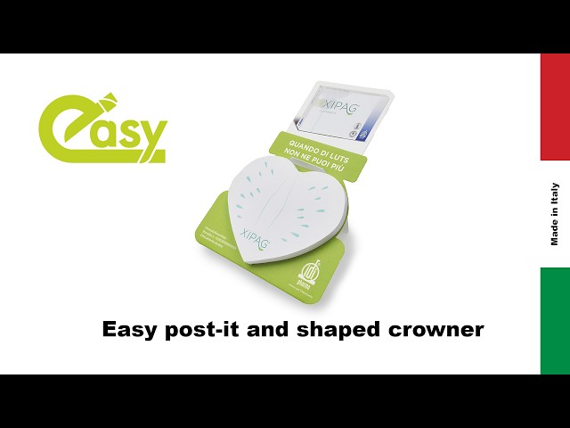 Easy shaped post-it notes and shaped crowner. Bespoke gadget by Proramillenote