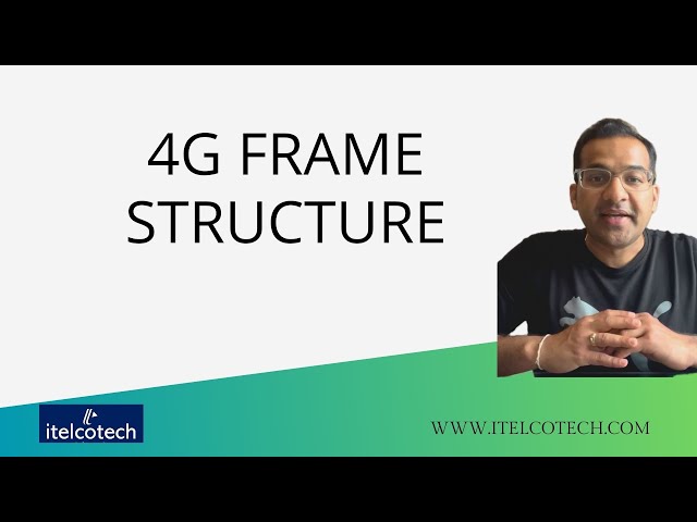 4G LTE Frame Structure - Part of 4G Course (Link in description)