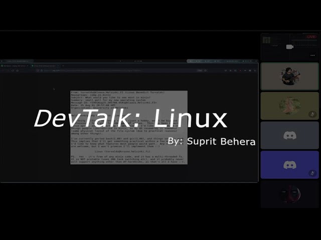 DevTalk#1-GNU/Linux
