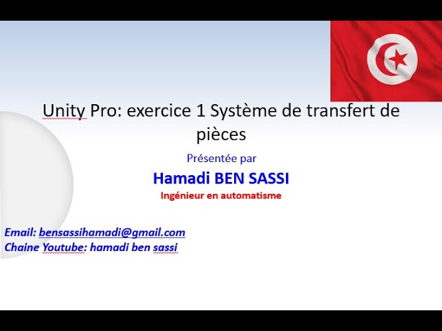 Unity Pro: Exercise 1 Part Transfer System